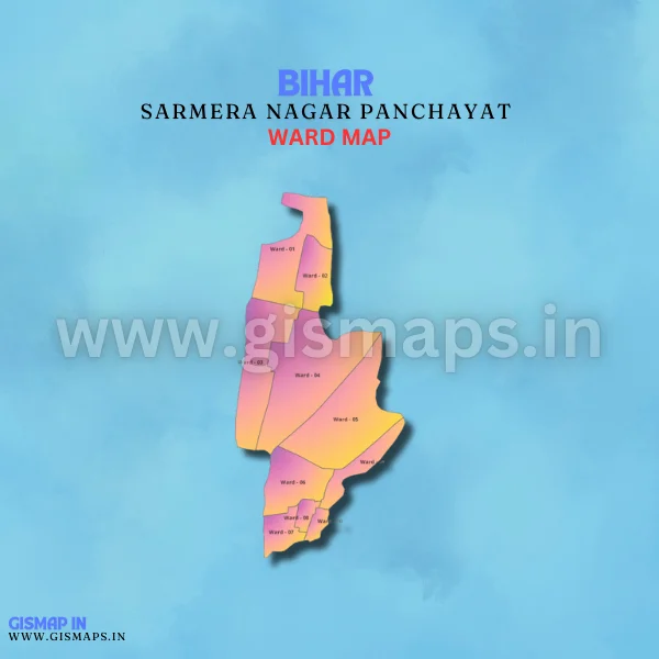 Sarmera Nagar Panchayat Ward Map